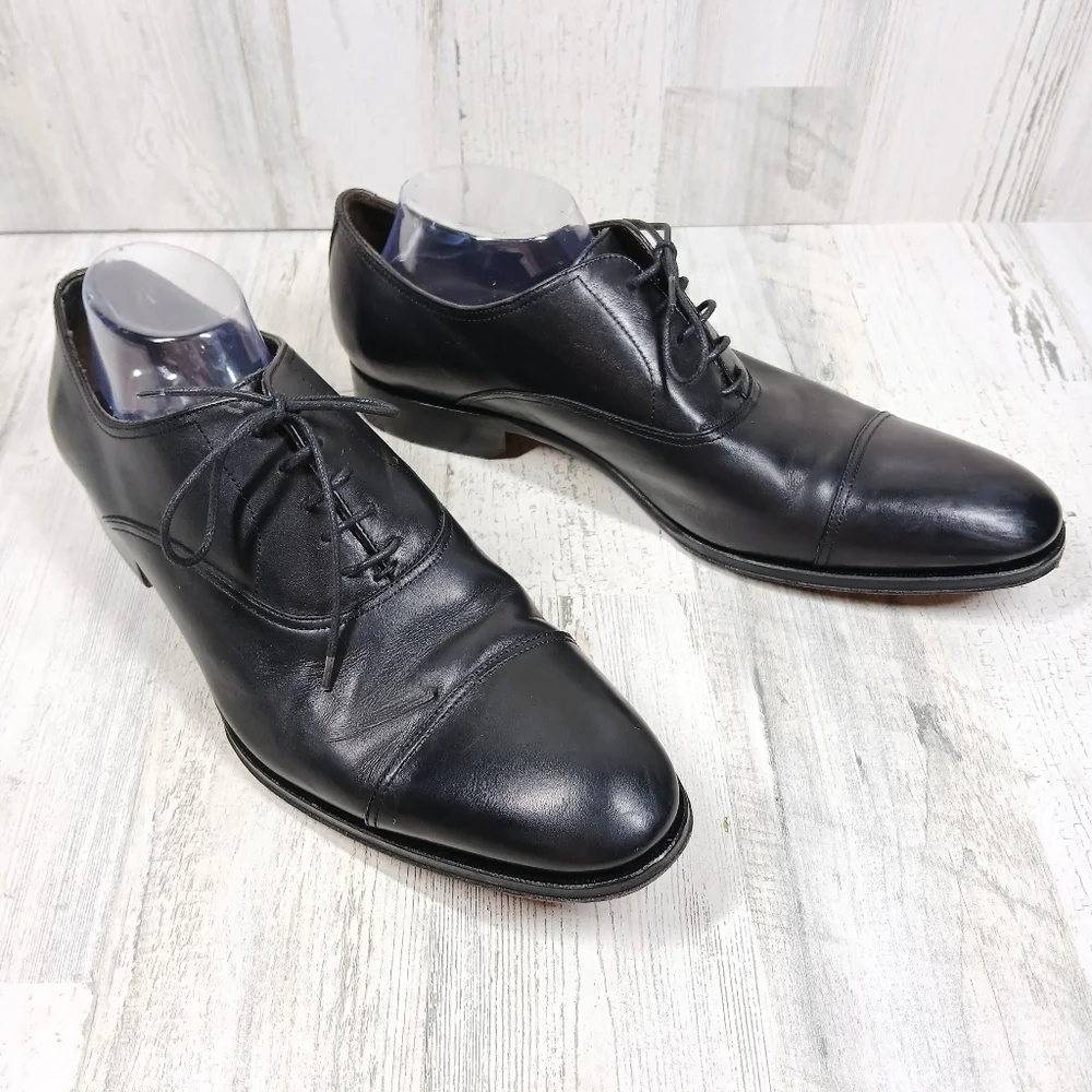 To Boot New York Adam Derrick Black Leather Lace Up Dress Shoes #232